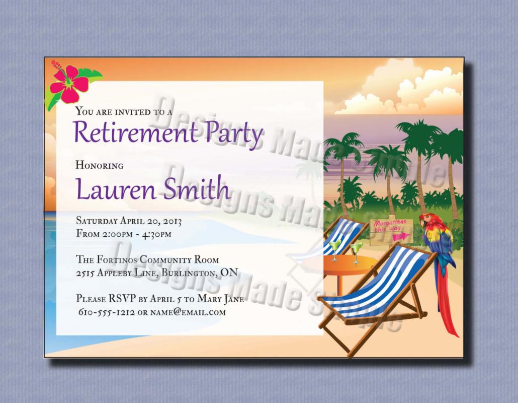 downloadable free retirement party invitation templates for word