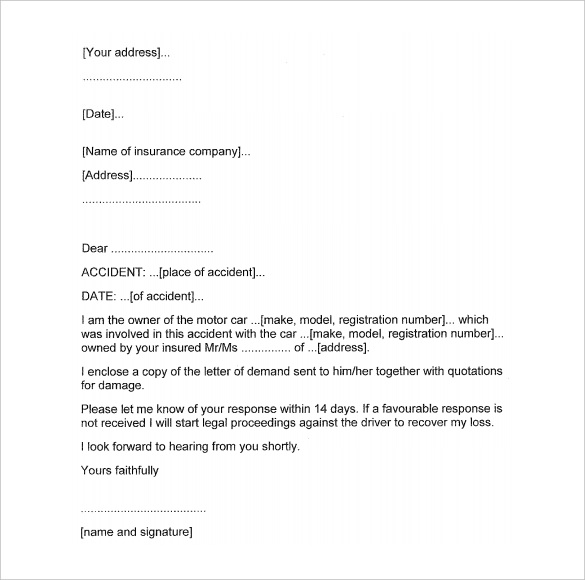 Free Sample Demand Letter For Payment | Template Business