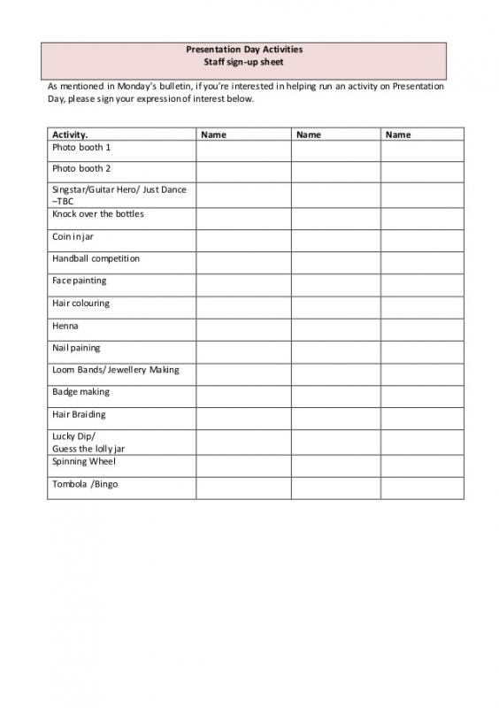 free sign in sheet template