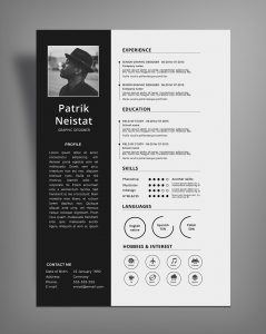 free simple resume templates simple resume cv design template free psd file