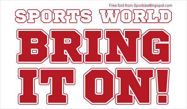 Free Sports Fonts | Template Business