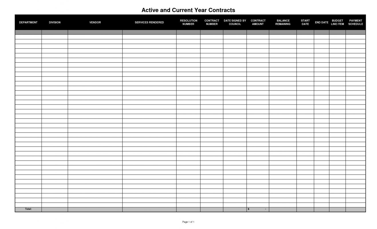 Free Spreadsheet Template Template Business