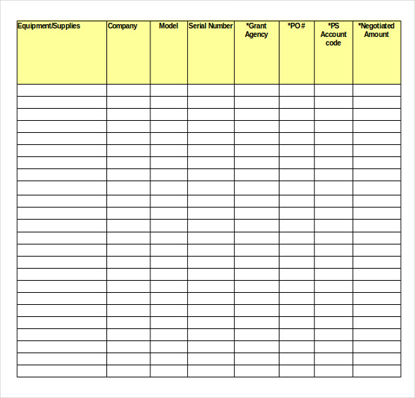 free spreadsheet template