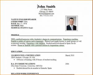 free teacher resume templates format of resume for job application to download resume format ss