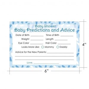 free time card template boy baby shower game baby advice and prediction cards cards distinctivs x