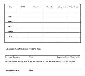 free timesheet template blank timesheet template free download in pdf