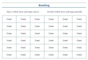 free wedding seating chart template seating chart