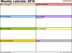 free weekly calendar weekly calendar