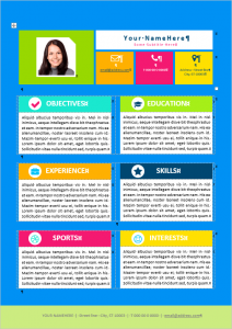 free word templates download kids resume template editable