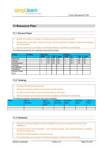 free work schedule template project management plan template