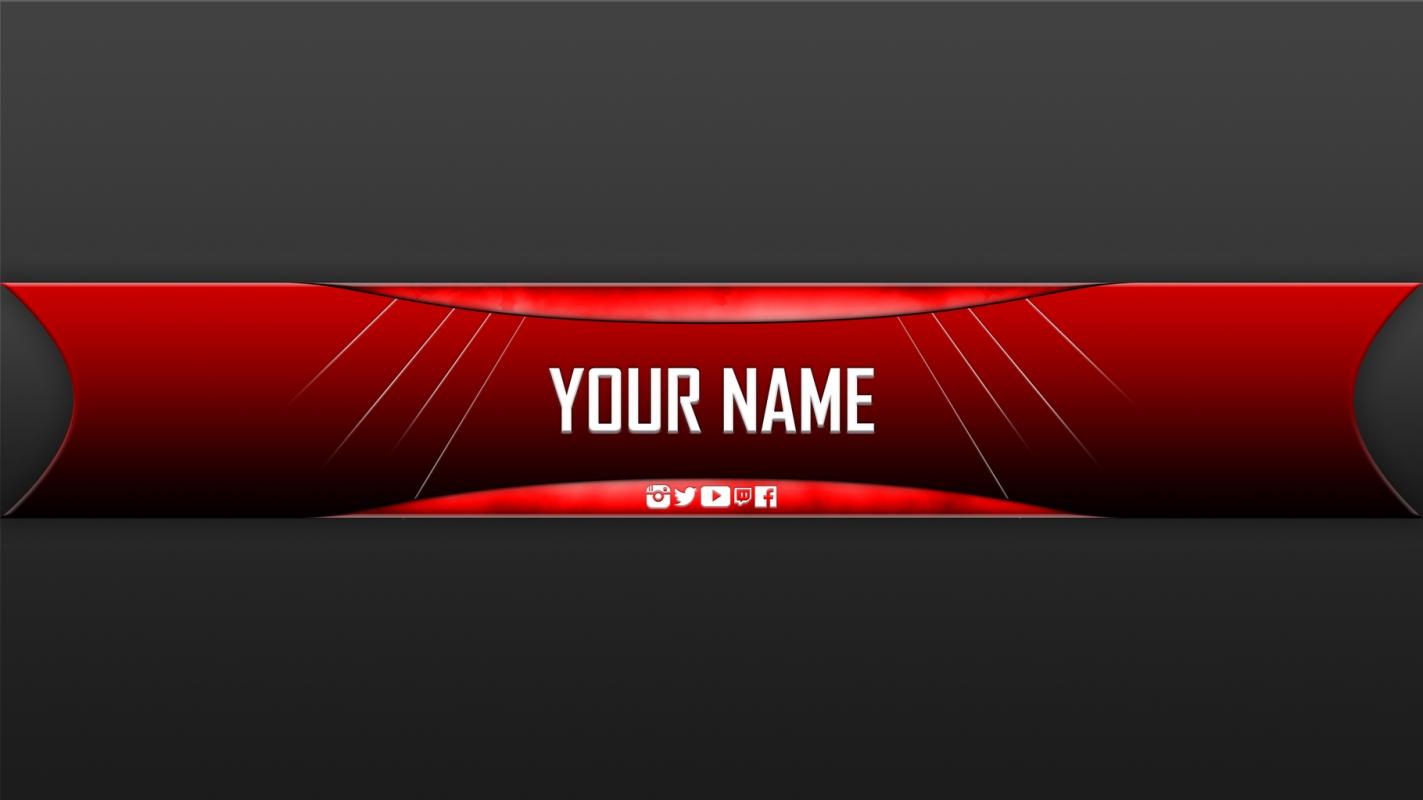 free youtube banner template