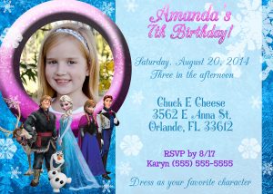 frozen birthday invitations frozen birthday invitation