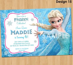 frozen birthday invitations il fullxfull zqa