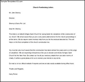 fund raising letter templates church fundraising letter template ms word download