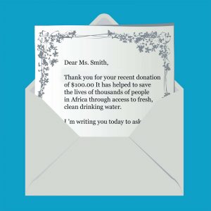 fund raising letter templates envelope