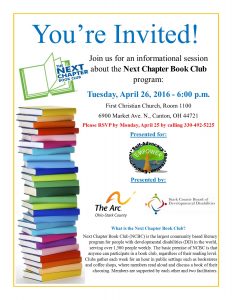 fundraiser flyer ideas next chapter book club meeting flyer