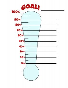 Fundraiser Thermometer Templates | Template Business