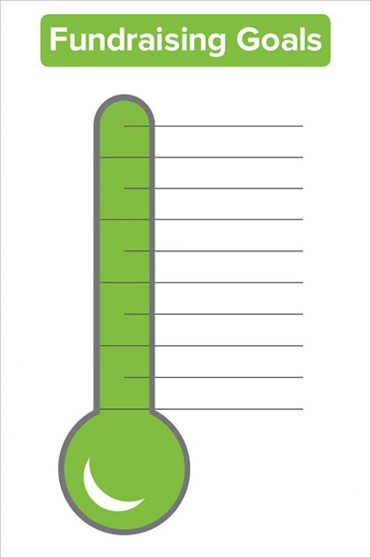 Fundraiser Thermometer Templates Template Business