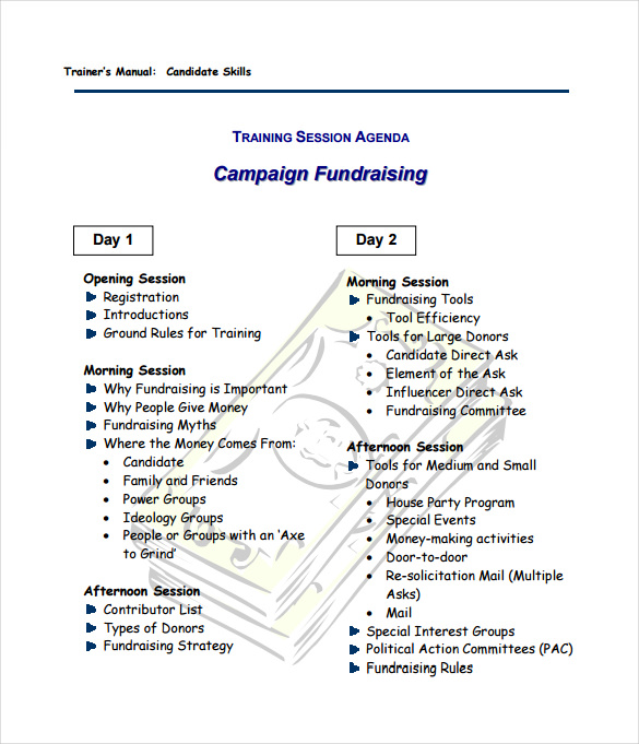 fundraising plan template