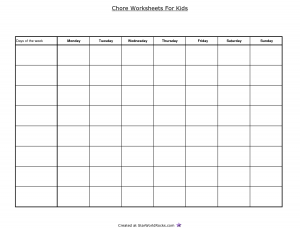 fundraising plan templates free printable blank chore chart templates