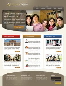 gaming website templates education website