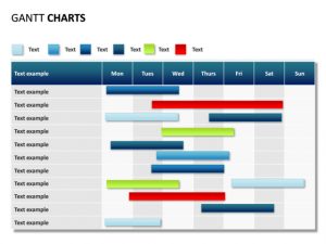 gantt chart powerpoint powerpoint slide gantt chart days rows ssp pl