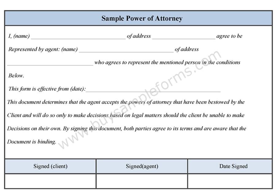 general power of attorney sample