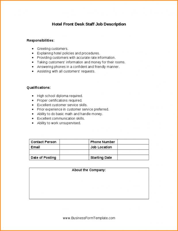 generic application form