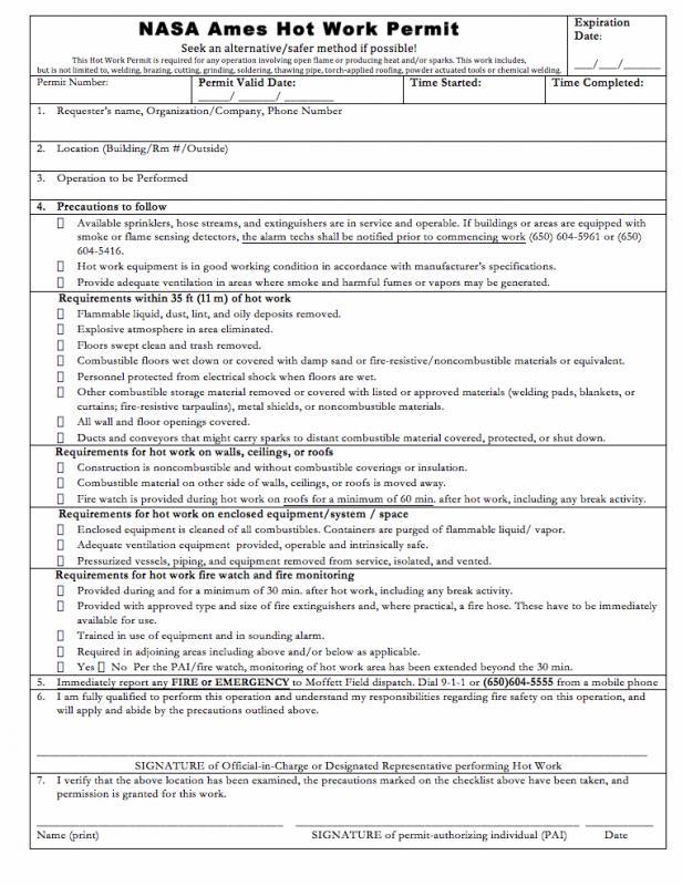 generic job application form