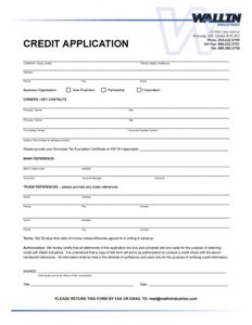 generic job application pdf credit reference form