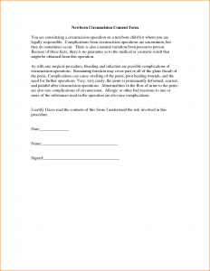 generic medical release form medical consent form for grandparents