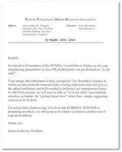 generic reference letter western pennsylania human resources association