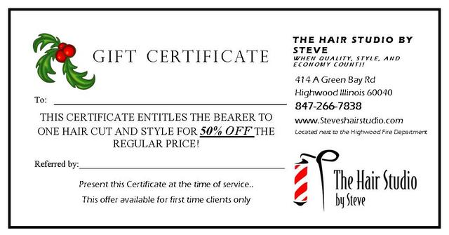 gift certificate template pages