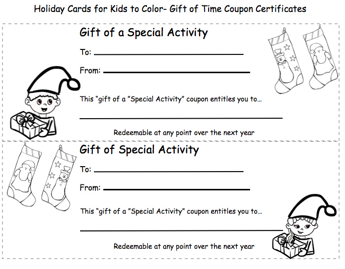 gift certificate template pages