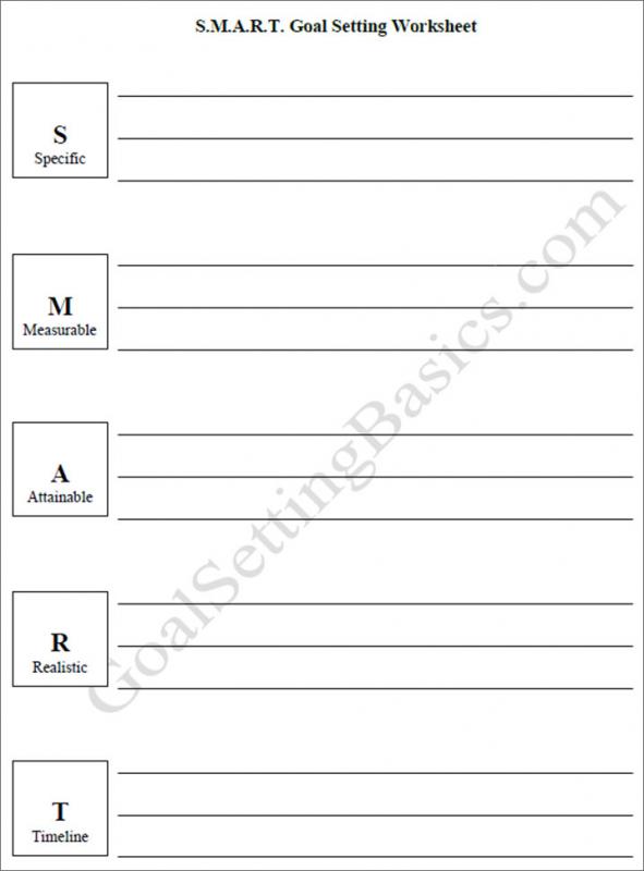 goal setting template