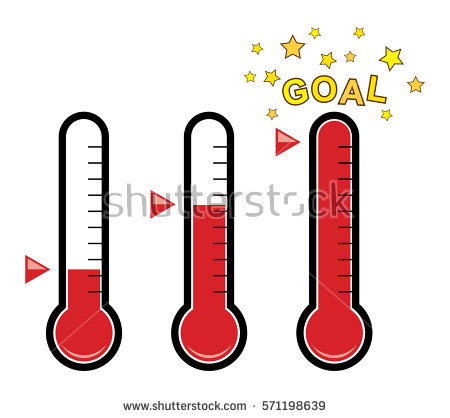 goal thermometer template