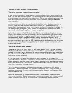 grad school letter of recommendation letter of recommendation template graduate school from employer