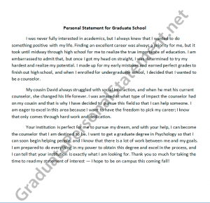 grad school personal statement examples sample grad school personal statement template grvpirqz