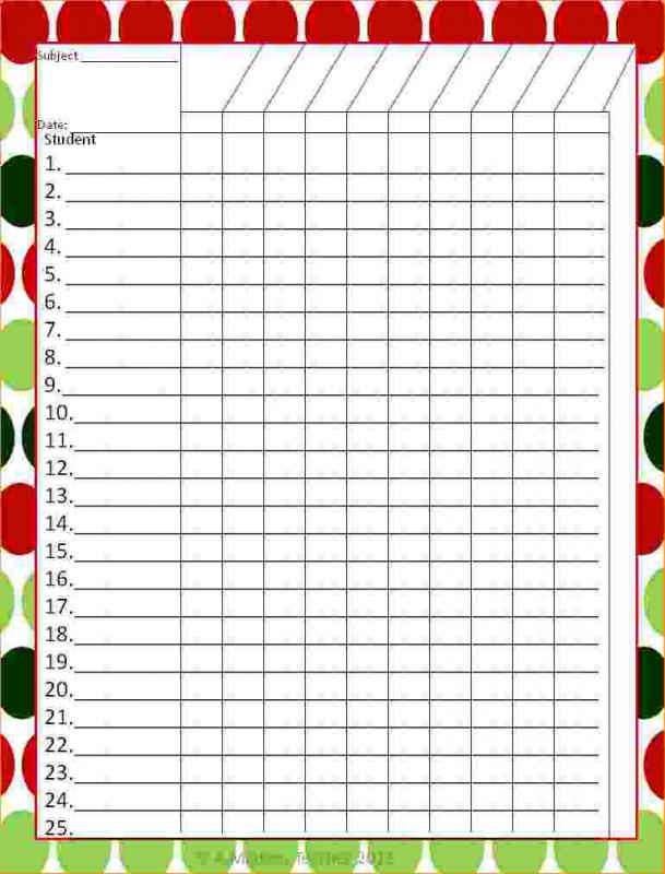 Printable Free Printable Gradebook Template Printable Templates by Nora