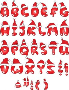 graffiti font styles christmas letters