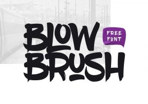 graffiti font styles blowbrush free font