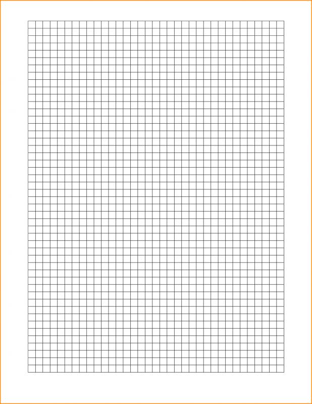 graph paper template word