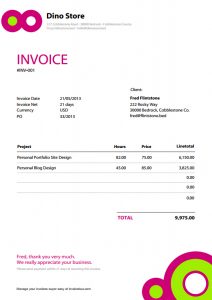 graphic design invoice free invoice template pdf