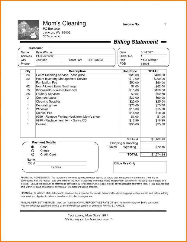 graphic design invoice template