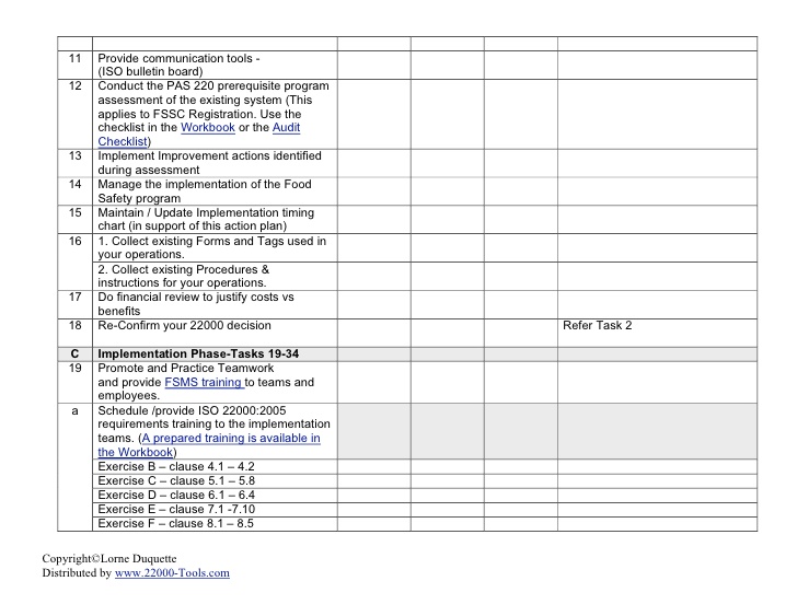 haccp plan template