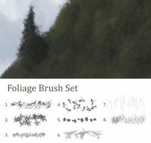 hair brushes photoshop foliage free photoshop brushes