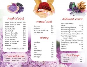 hair salon business plan salon brochure