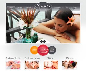 hair salon websites spa salon