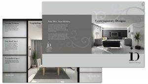 half fold brochure template interior design half fold brochure