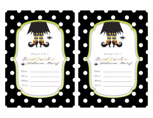 halloween party invitations templates spooktacular invite